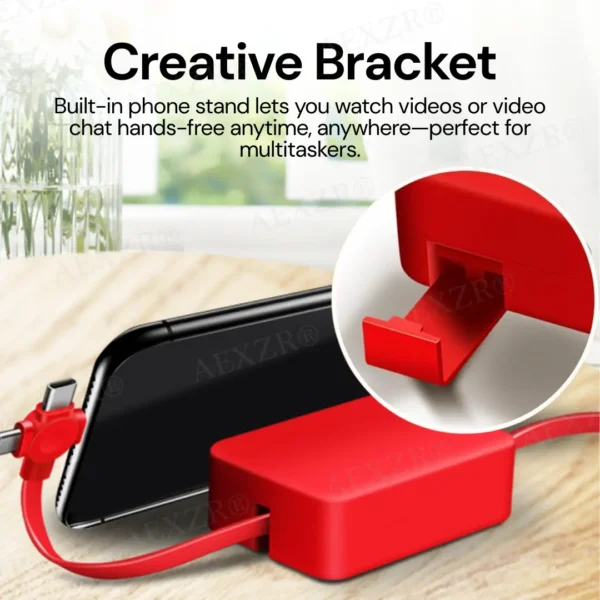 AEXZR® Three-in-One Charging Cable Roll