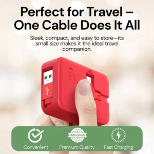 AEXZR® Three-in-One Charging Cable Roll